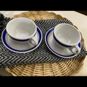 Crate and barrel tea cup and saucer
